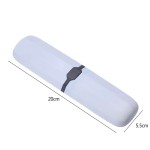 Toothbrush holder for travel, white color, model S01DA